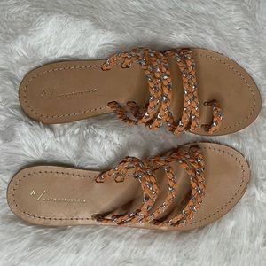Anthropologie Tulum Braided Sandal